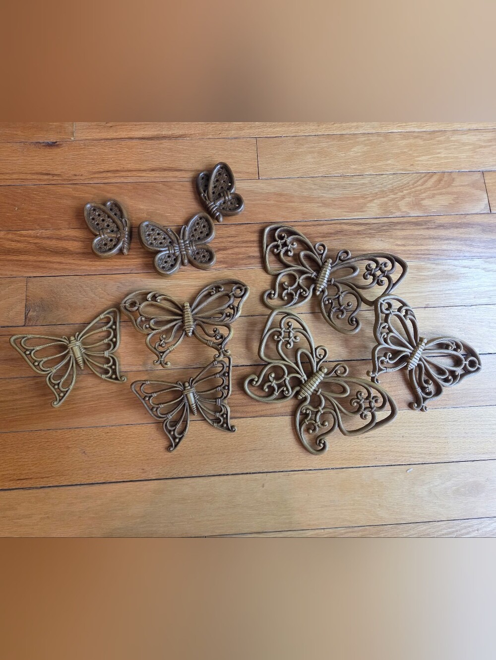 Vintage Retro Butterfly Bundle 3 Sets Of 3
